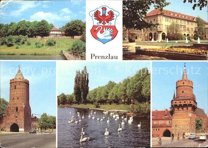 Prenzlau HO Gaststaette Am Kap HO Hotel Uckermark Blindower tor Am Unteren Ucker