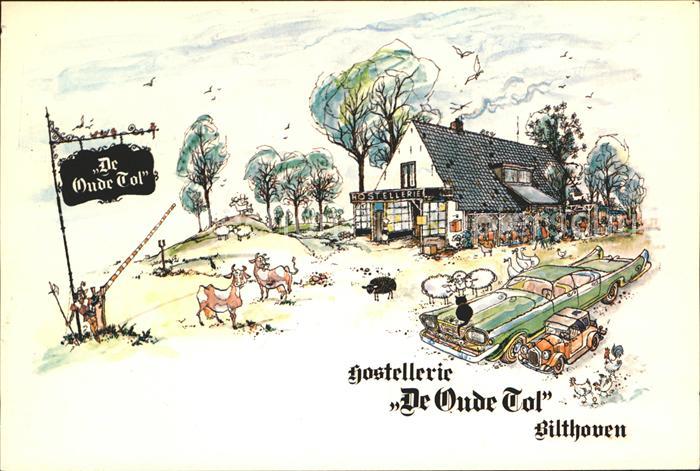 Bilthoven Hostellerie De Oude Tol Karikatur
