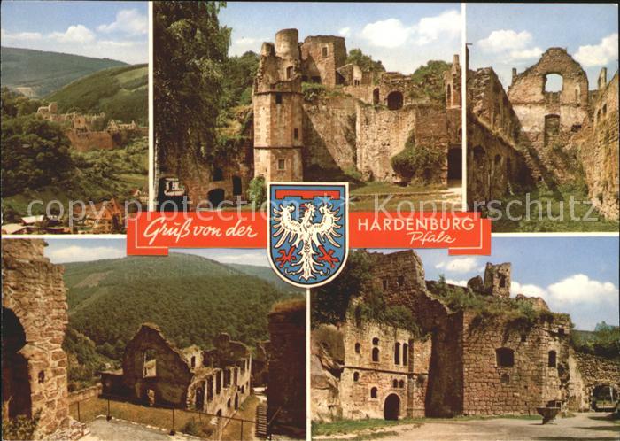 Hardenburg Burgruine Hardenburg Teilansichten