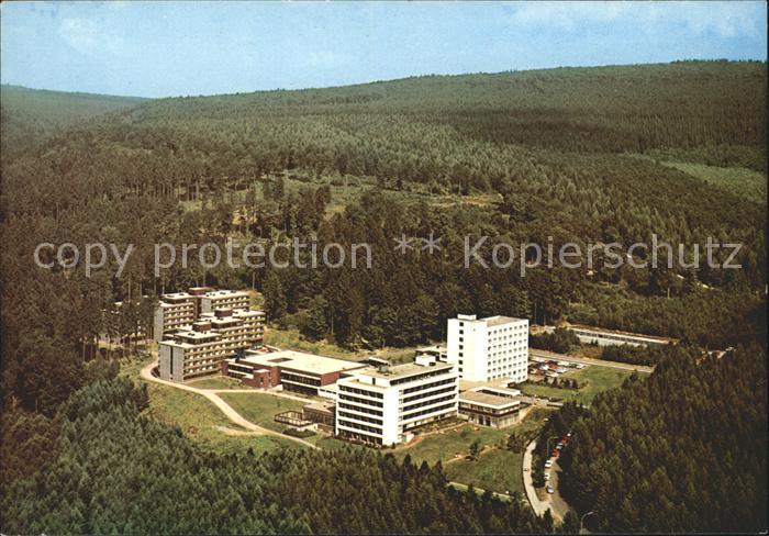 Weiskirchen Saar Hochwald Sanatorium Baerenfels Sanatorium Fliegeraufnahme