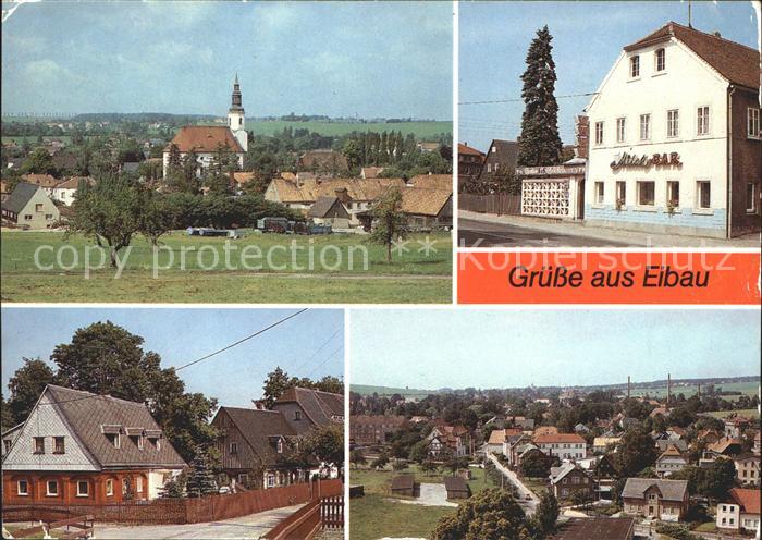 Eibau Panorama Milchbar Strassenpartie