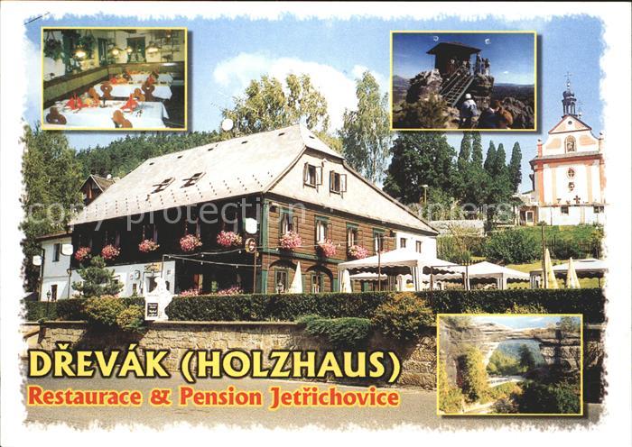 Jetrichovice Drevak Holzhaus Restaurace Pension