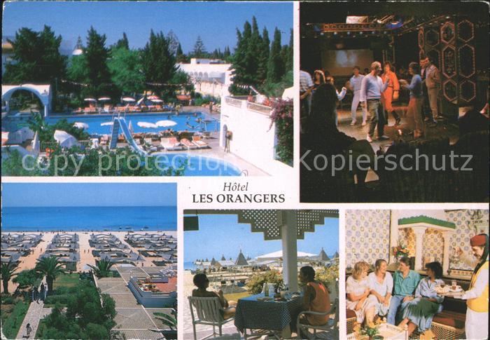 Hammamet Swimmingpool Tanzabend Panorama Tearoom