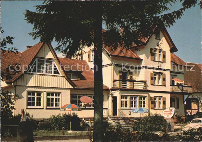 Obermusbach Freudenstadt Schwarzwald Kurhaus Auerhahn
