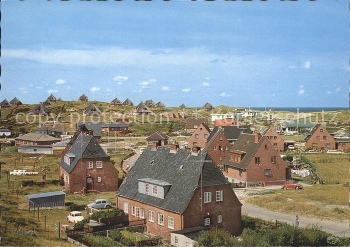 Hoernum Sylt Blick zum Weststrand