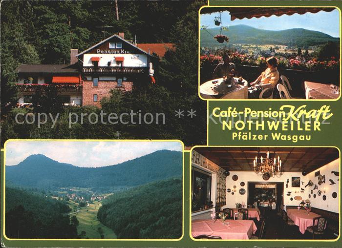 Nothweiler Cafe Pension Kraft Gaststube Terrasse Panorama