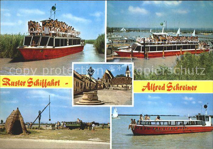 Rust Burgenland Schiffahrt Alfed Schreiner
