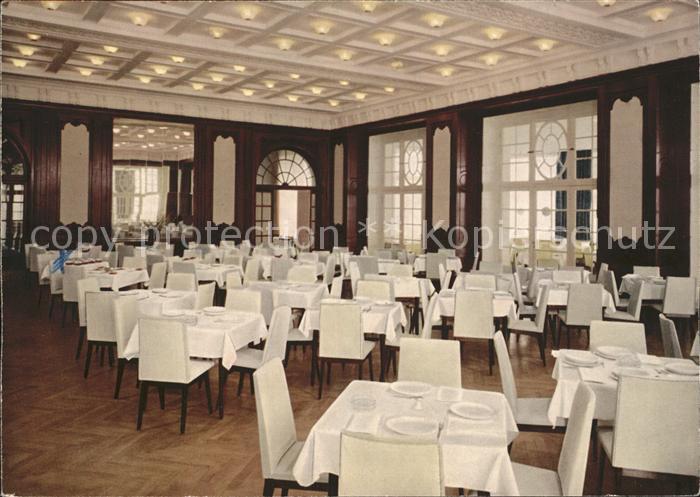 Bad Wildungen Sanatorium Fuerstenhof Speisesaal