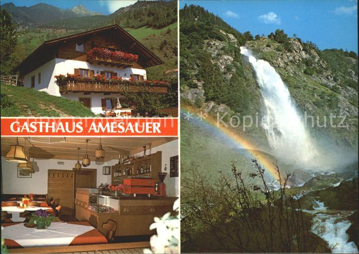 Partschins Parcines Gasthaus Amesauer Wasserfall