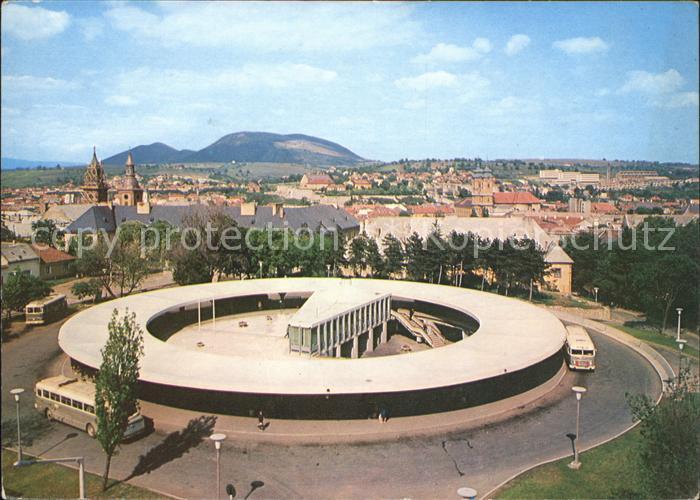 Eger Ungarn Fliegeraufnahme Mavaut Haltestelle