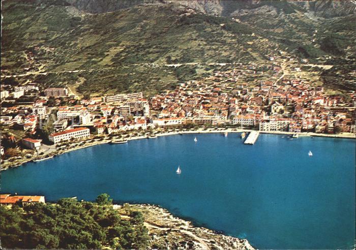 Makarska Dalmatien Fliegeraufnahme