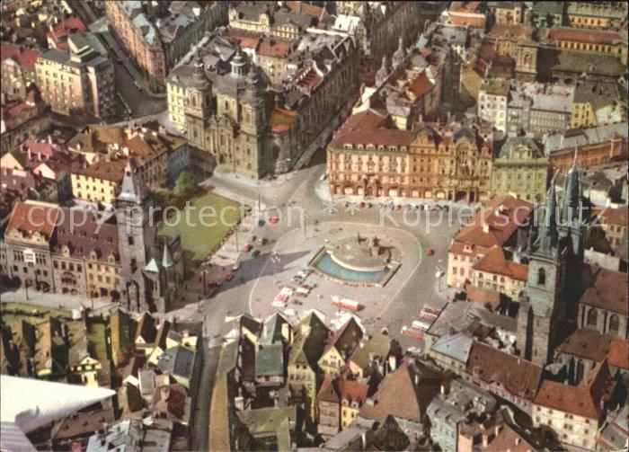 Praha Prahy Prague Fliegeraufnahme Altstaedter Ring