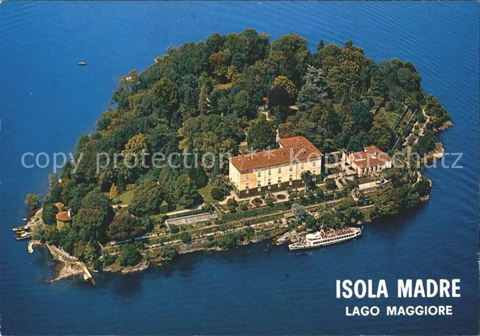 Isola Madre Lago Maggiore Fliegeraufnahme Lago Maggiore