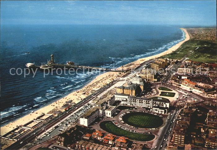 Scheveningen Fliegeraufnahme Strand Boulevard