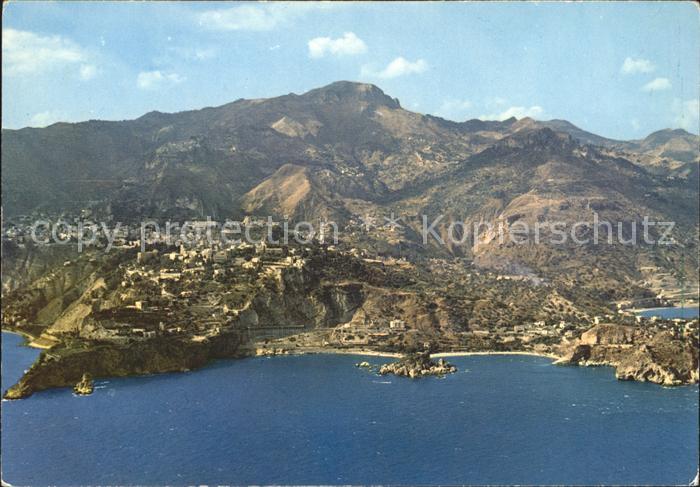 Taormina Sizilien Fliegeraufnahme