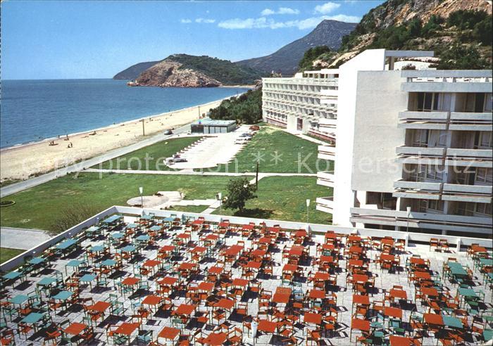 Jugoslawien Yugoslavie Hotel Koralji Terrasse Strand