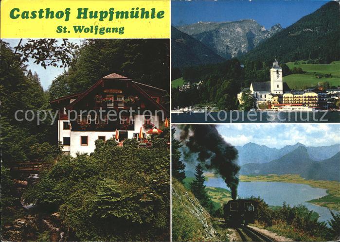 St Wolfgang Wolfgangsee Gasthaus Hupfmuehle Dampflok