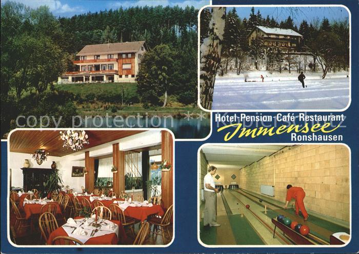Ronshausen Hotel Pension Cafe Restaurant Immensee Bowling