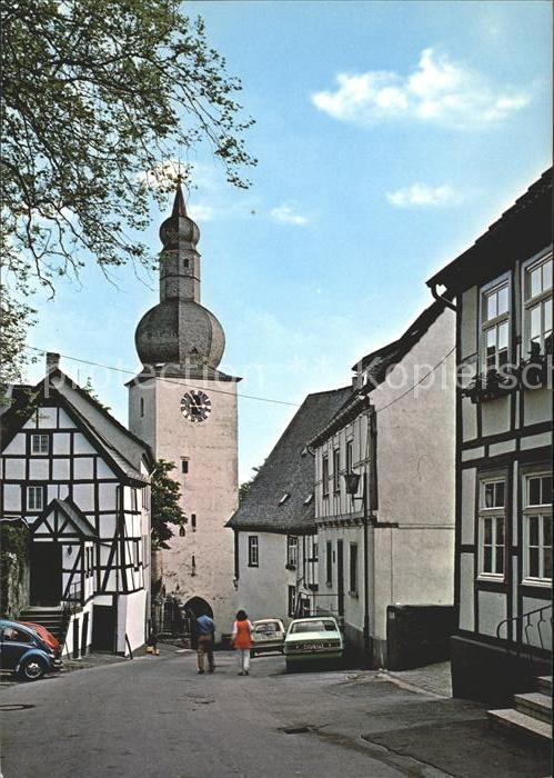 Arnsberg Westfalen Schlossstrasse mit Glockentrum