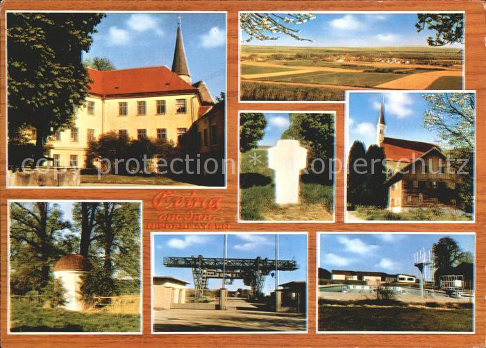 Ering Teilansichten Kirche Werk Schwimmbad