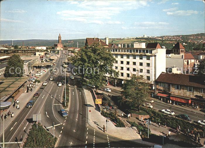 Pforzheim Bahnhofplatz Schlosskirche