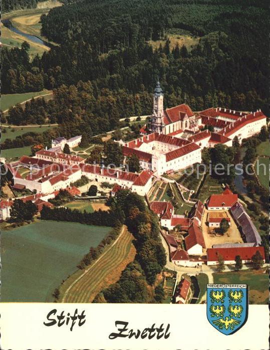 Zwettl-Niederoesterreich Zisterzienserstift Fliegeraufnahme