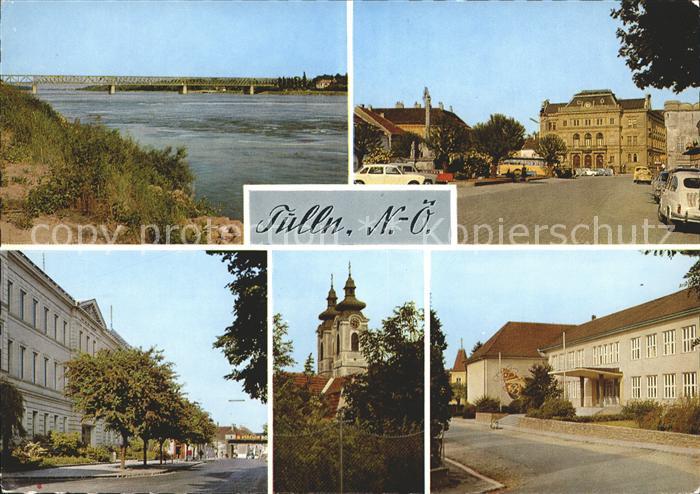 Tulln Donau Teilansichten Bruecke Kirche