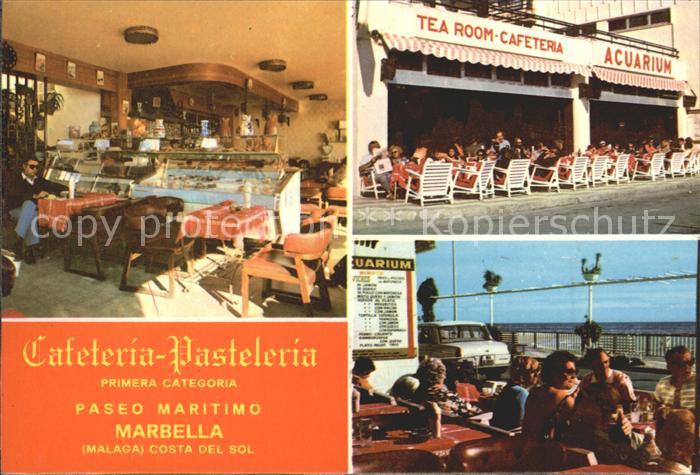 Marbella Andalucia Cafeteria Pasteleria Acuarium