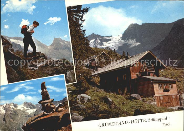 Gruene Wand Huette Keilbachspitze Weg Lapenscharte