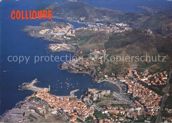 Collioure Fliegeraufnahme