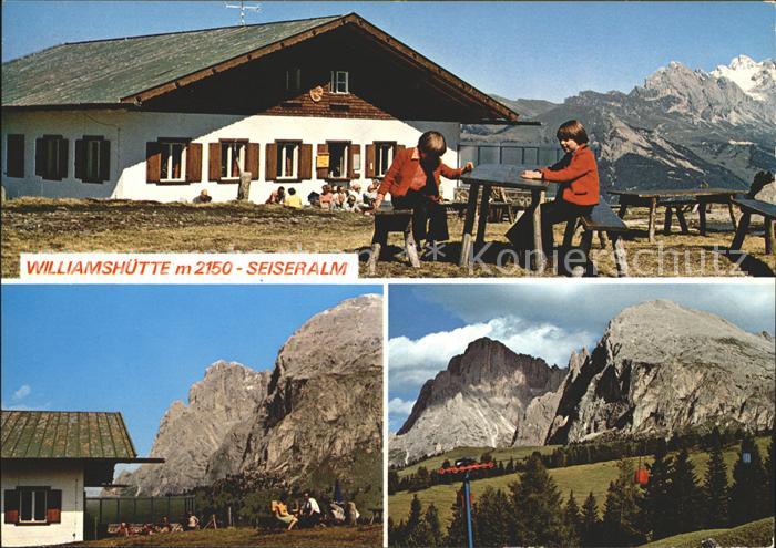 Seiser Alm Dolomiten Williamshuette