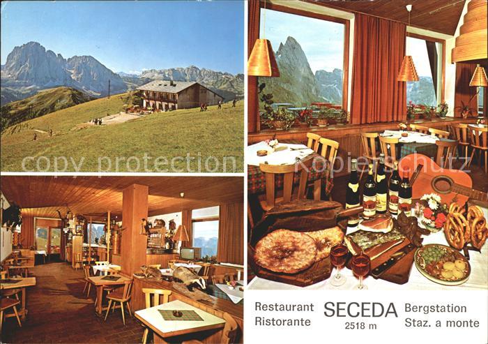 St Christina Groedental Val Gardena Bergstation Seceda