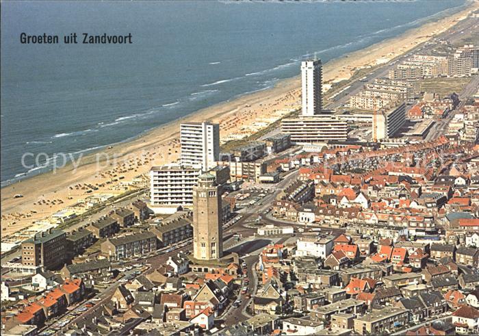 Zandvoort Holland Fliegeraufnahme