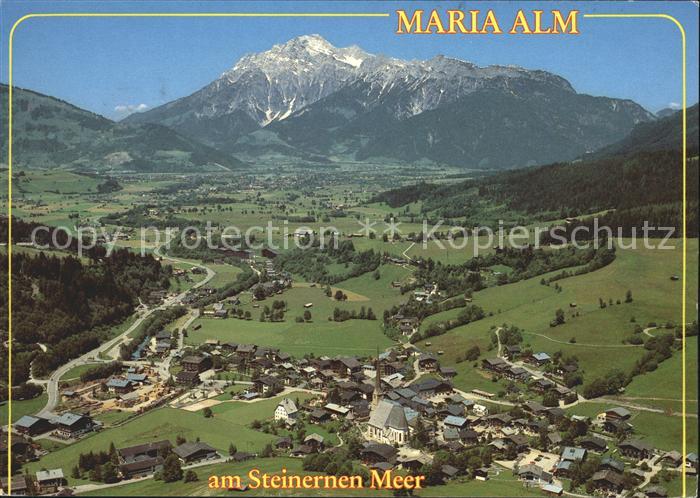 Maria Alm Steinernen Meer Fliegeraufnahme
