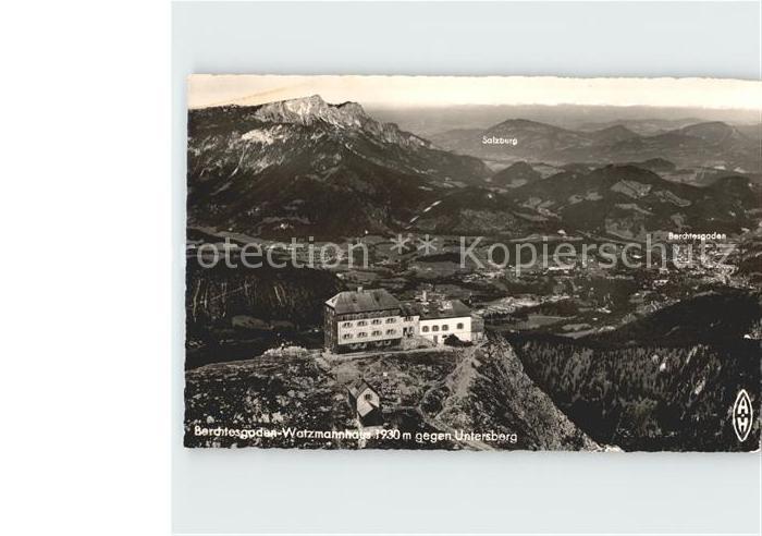 BERCHTESGADEN Bayern Watzmannhaus mit Untersberg