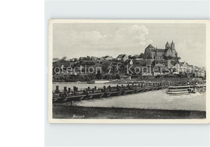 Breisach Rhein Teilansicht mit Muenster