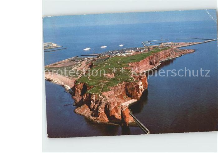 Insel Helgoland Fliegeraufnahme