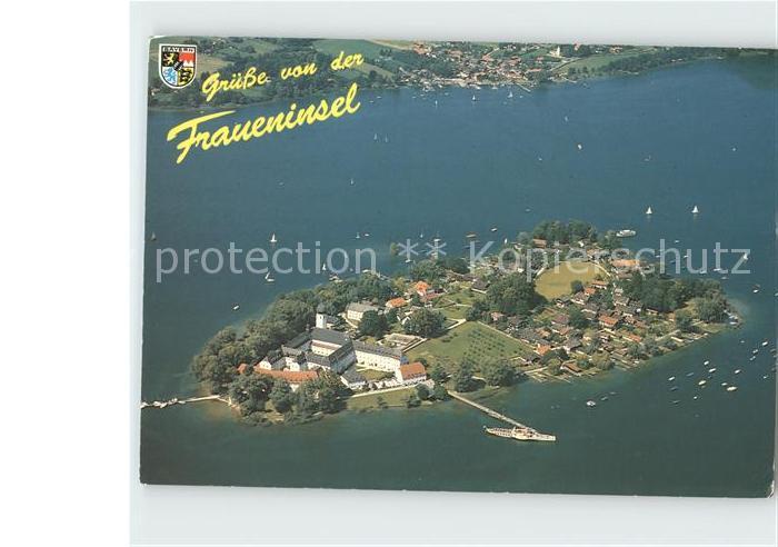 Frauenchiemsee Kloster Fliegeraufnahme