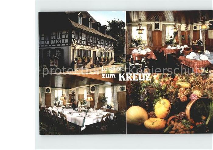 Glottertal Landhotel Zum Kreuz Gaststube Festtafel Stilleben