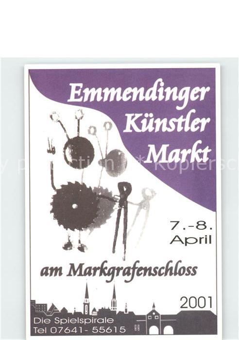 Emmendingen Emmendinger Kuenstlermarkt Plakat