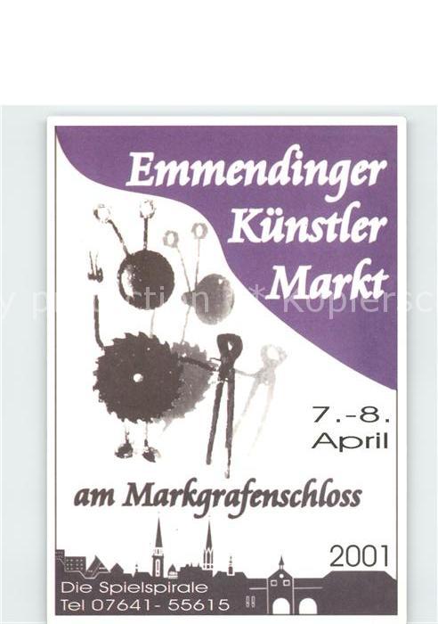 Emmendingen Emmendinger Kuenstlermarkt Plakat