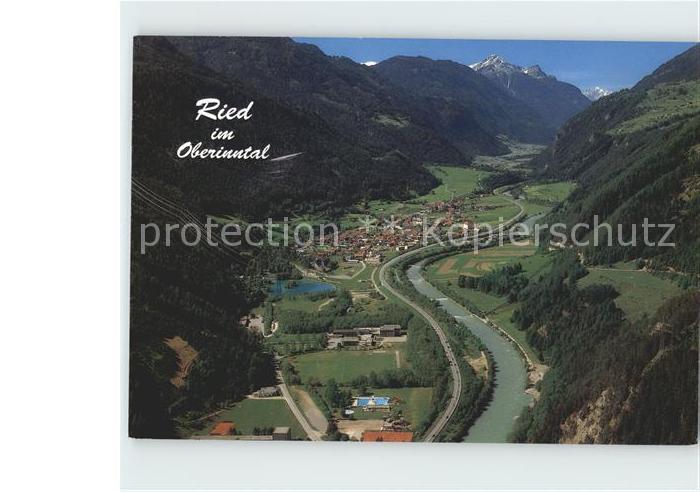 Ried Tirol Oberinntal Fliegeraufnahme