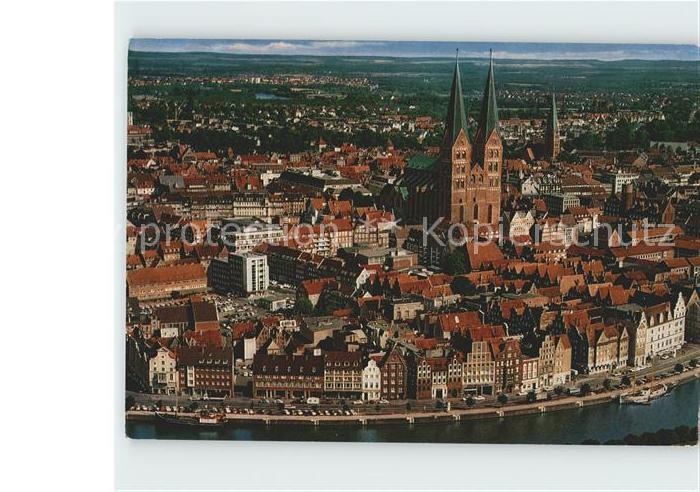 LueBECK CITY Fliegeraufnahme