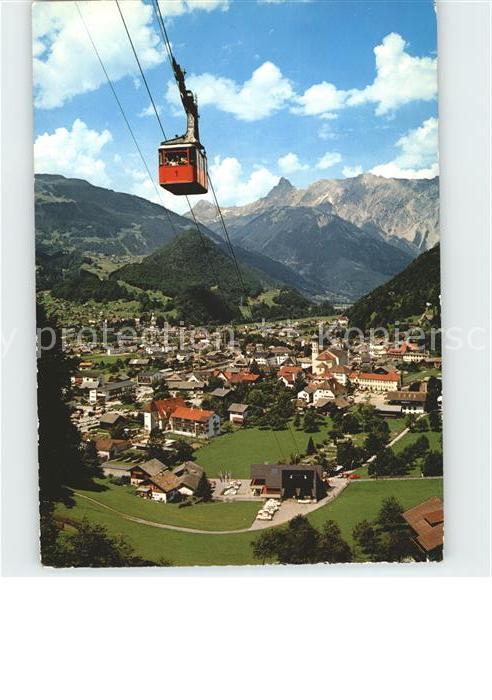 Schruns Vorarlberg Hochseilbahn Zimba Vadanser Steinwand