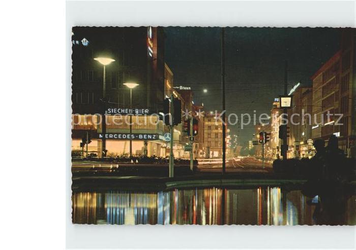 MANNHEIM BW Planken bei Nacht