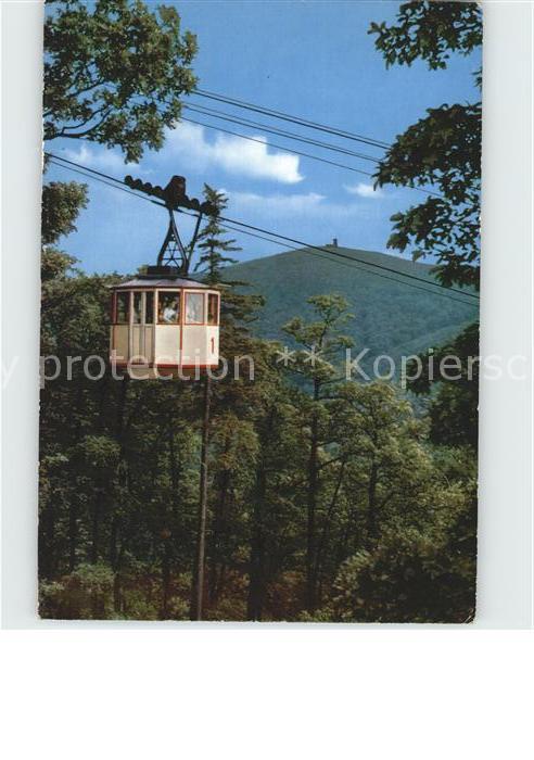 Bad Harzburg Schwebebahn mit Brocken