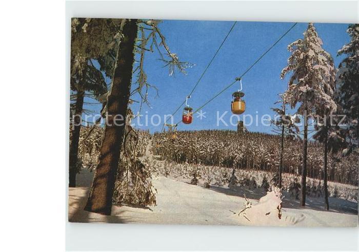 Harz Wurmbergbahn Winterpanorama