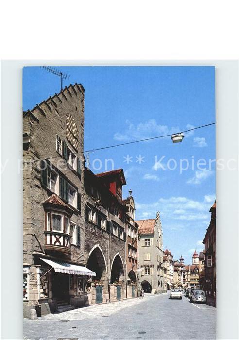Lindau Bodensee Hauptstrasse mit Brodlaube