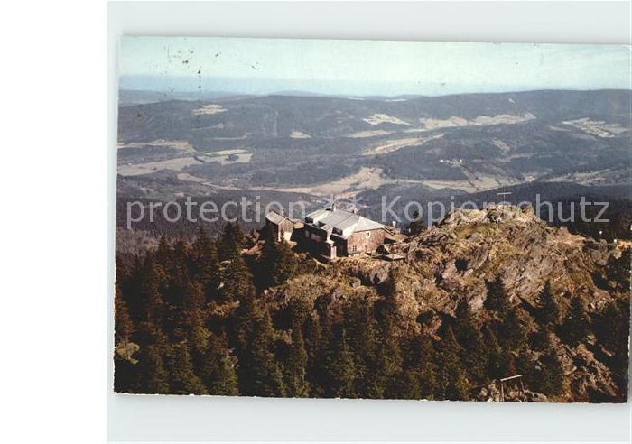 Lam Oberpfalz Osser Schutzhaus Fliegeraufnahme