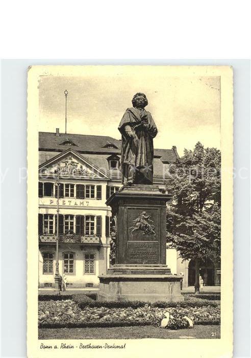 Bonn Rhein Beethoven Denkmal